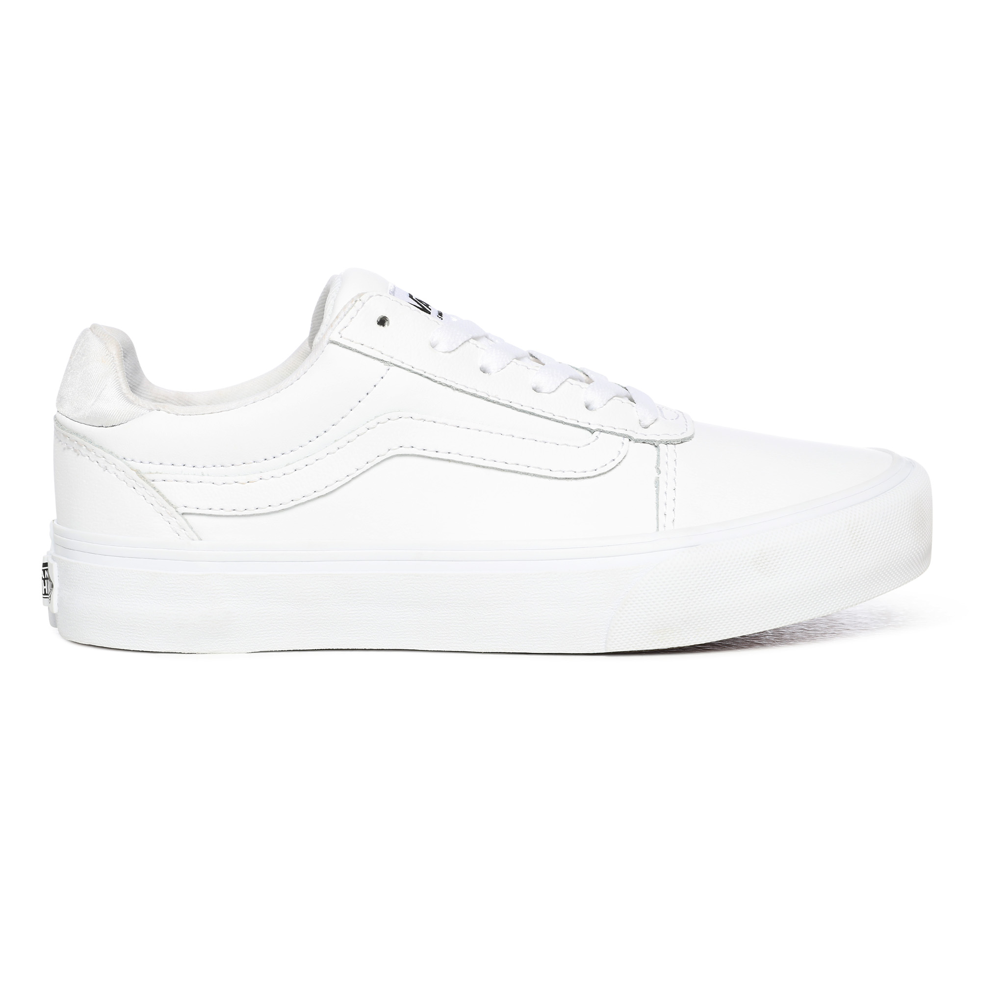 фото Кеды женские vans wm ward deluxe (tumble) white/ белые 5 us