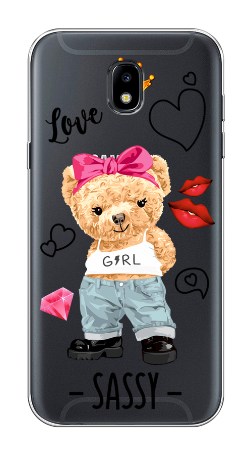 

Чехол на Samsung Galaxy J5 2017 "Sugar Mommy", Голубой;белый;розовый, 22850-6