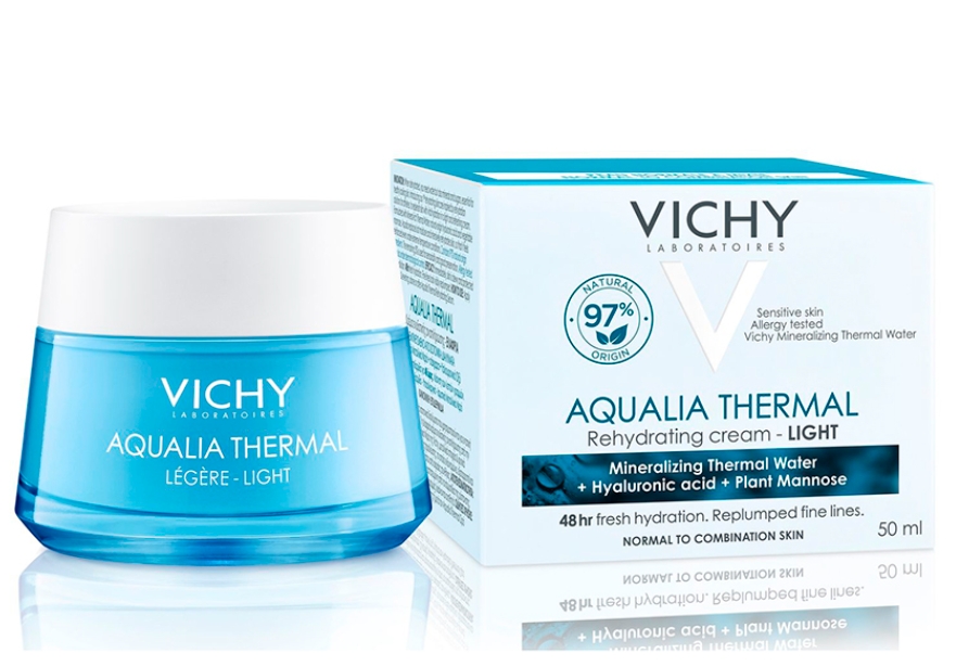 Крем для лица Vichy Aqualia Thermal Light 50 мл крем термо защита основное питание care vital nutr thermal cream