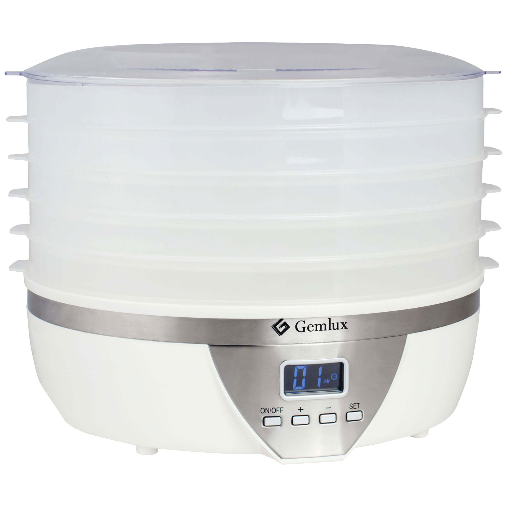 фото Сушилка для овощей и фруктов gemlux gl-fd-01r white