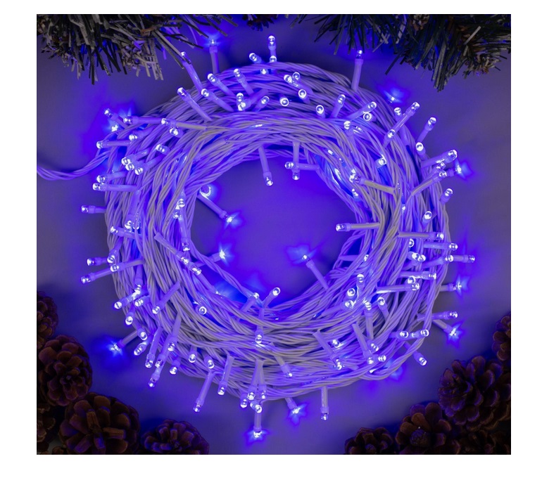 

Световая гирлянда новогодняя Luazon Lighting Нить 20 м синий, Нить