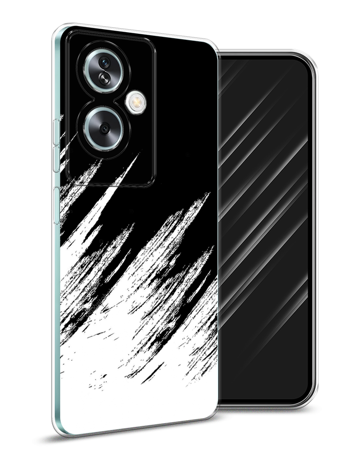 

Чехол Awog на Oppo A79 5G "Черно белые брызги", Черный;белый;бежевый, 2515650-1