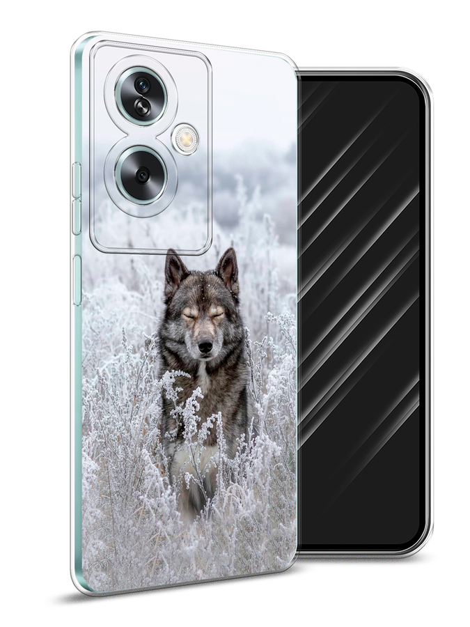 

Чехол Awog на Oppo A79 5G "Волк в поле", Белый;черный, 2515650-1