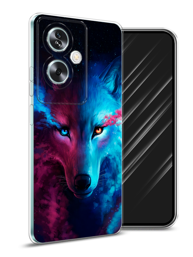 

Чехол Awog на Oppo A79 5G "Волшебный волк", Голубой;розовый, 2515650-1