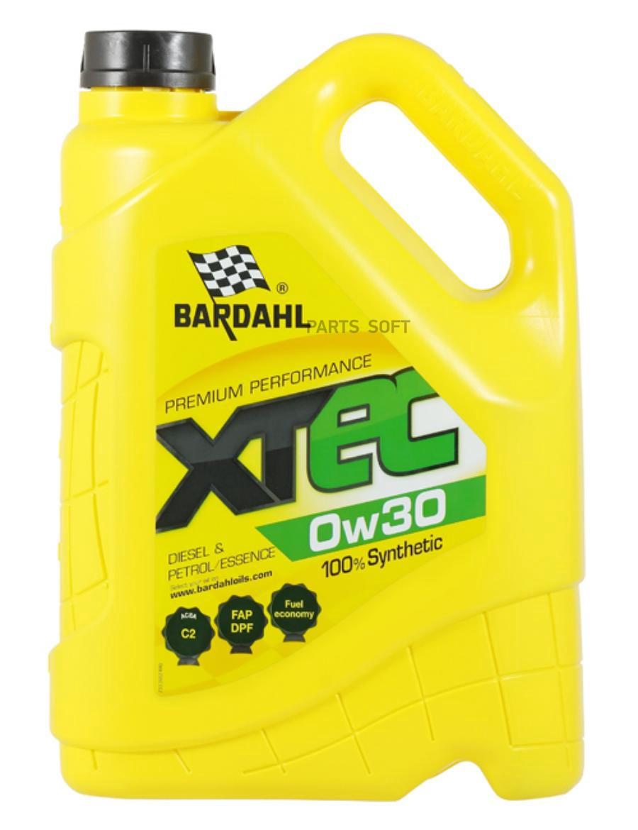

Моторное масло BARDAHL XTEC C2 синтетическое 0W30 5л