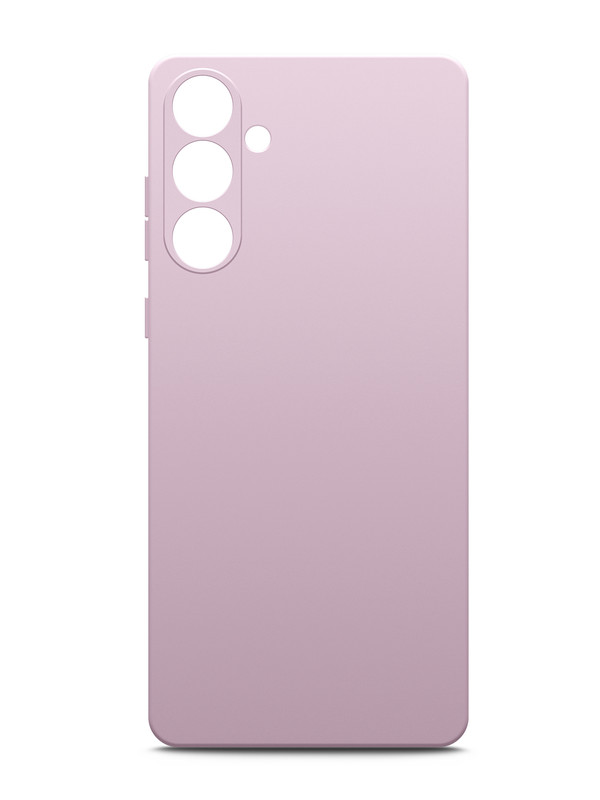 

Чехол для Samsung Galaxy S24 Soft touch с подкладкой из микрофибры лавандовый, Фиолетовый, Samsung Galaxy S24