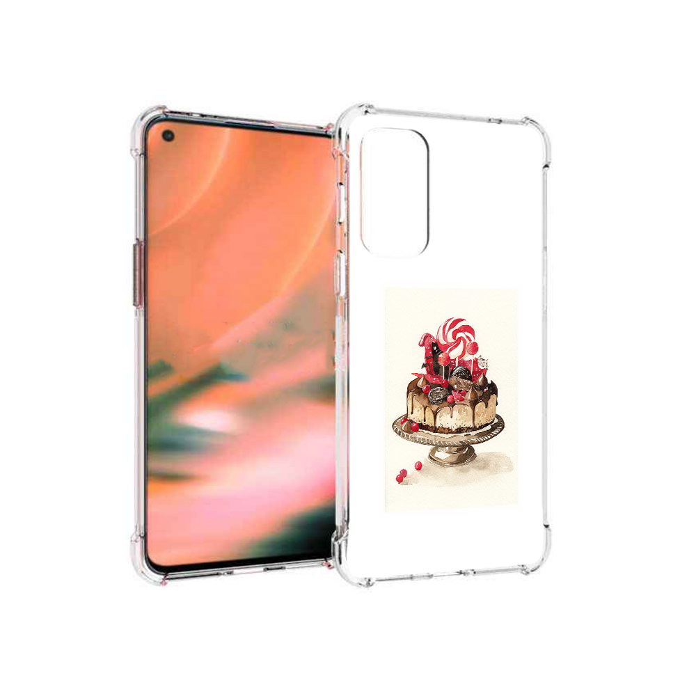 

Чехол MyPads Tocco для OnePlus Nord 2 5G вкусный торт (PT161451.125.262), Прозрачный, Tocco