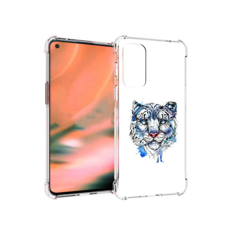 

Чехол MyPads Tocco для OnePlus Nord 2 5G водяной тигр (PT161451.125.263), Прозрачный, Tocco
