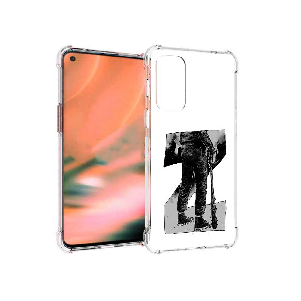 

Чехол MyPads Tocco для OnePlus Nord 2 5G воин черно белый (PT161451.125.265), Tocco