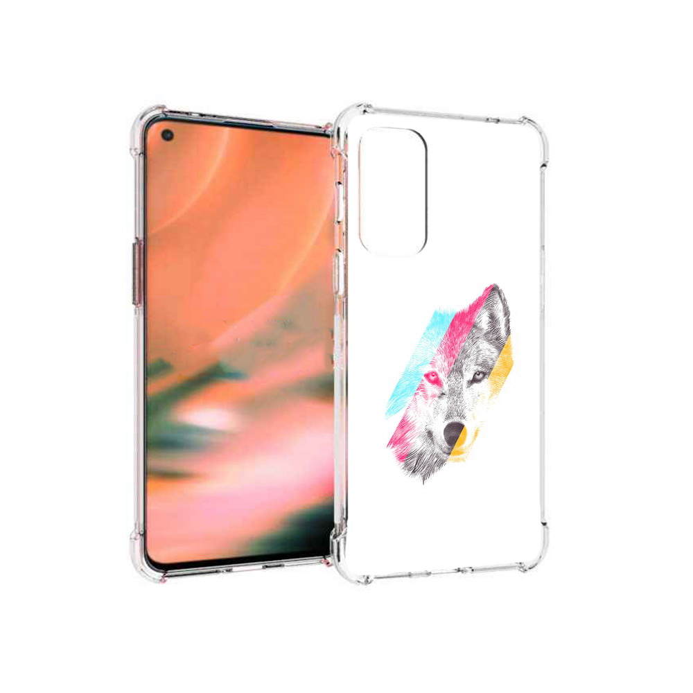 

Чехол MyPads Tocco для OnePlus Nord 2 5G волк градиент (PT161451.125.268), Прозрачный, Tocco