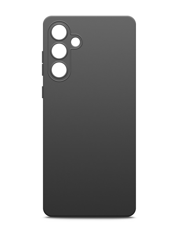 

Чехол для Samsung Galaxy S24+ силиконовый матовый черный, Samsung Galaxy S24+