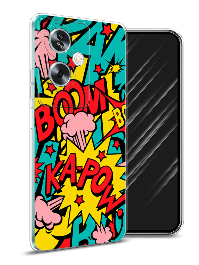 

Чехол Awog на Oppo A79 5G "Постер pop art", Бирюзовый;желтый;красный, 2515650-1