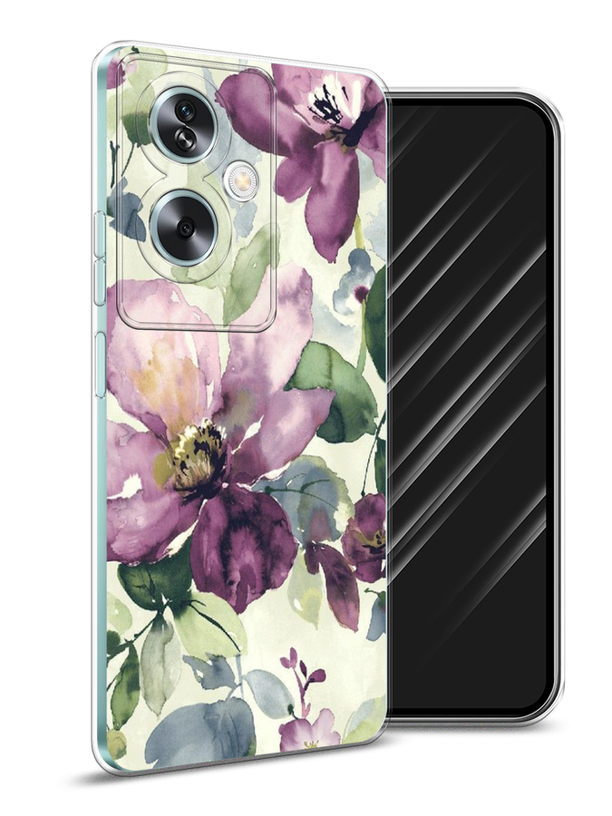 

Чехол Awog на Oppo A79 5G "Сиреневые цветы-акварель", Фиолетовый, 2515650-1