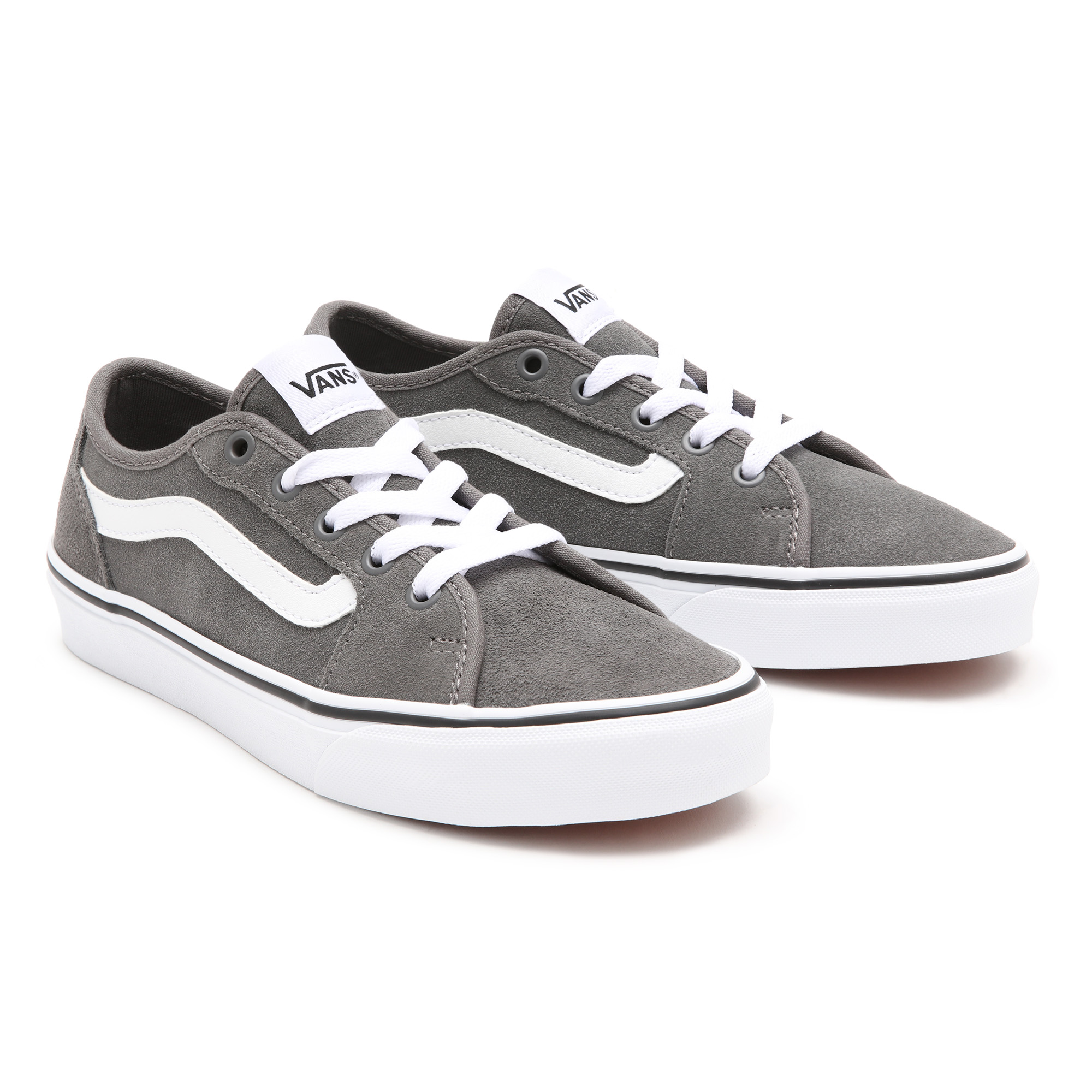 фото Кеды женские vans wm filmore decon (suede) pewte серые 8.5 us