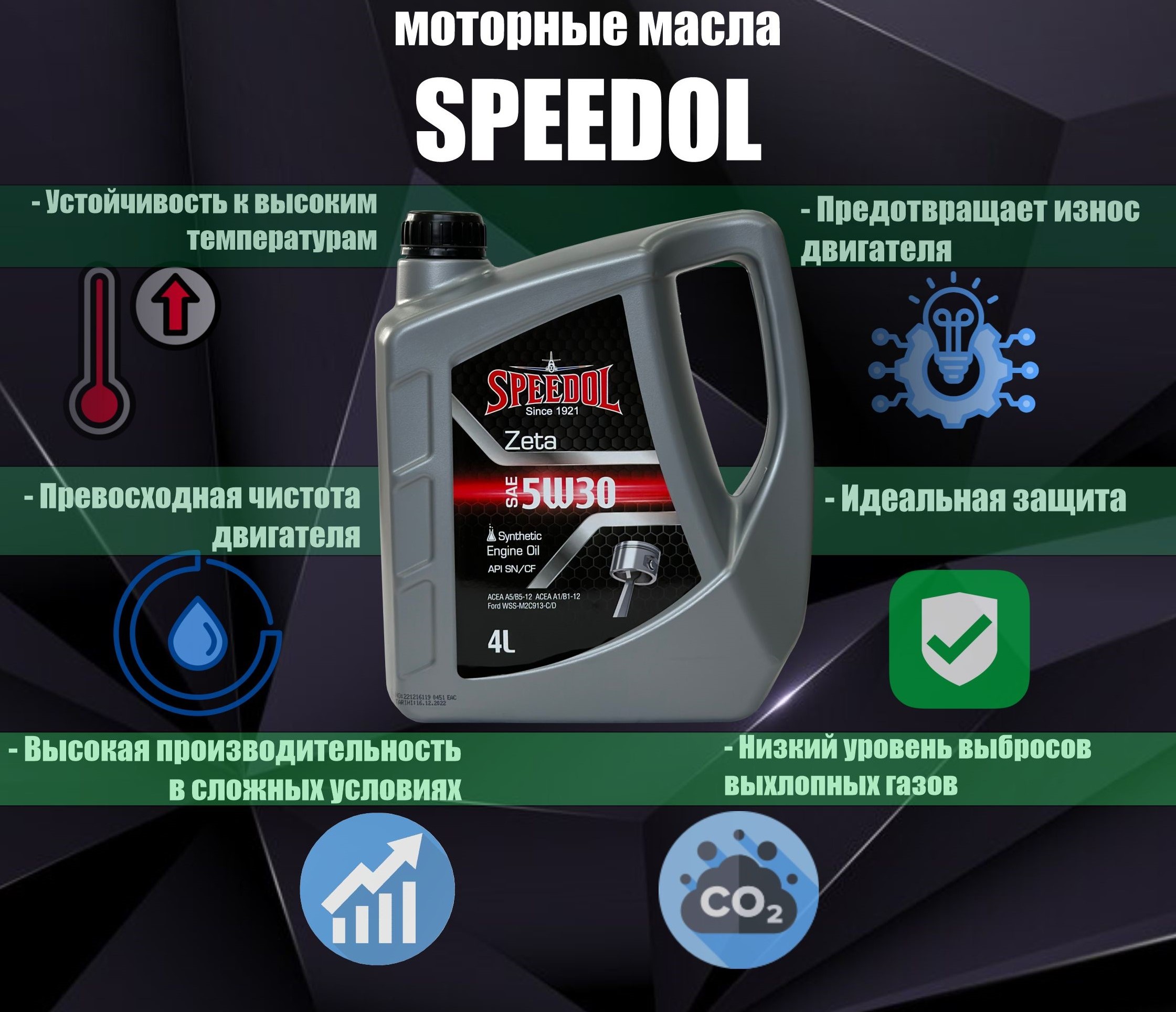 Вилочное гидравлическое масло SPEEDOL MOTO FORK OIL 5W, 1л