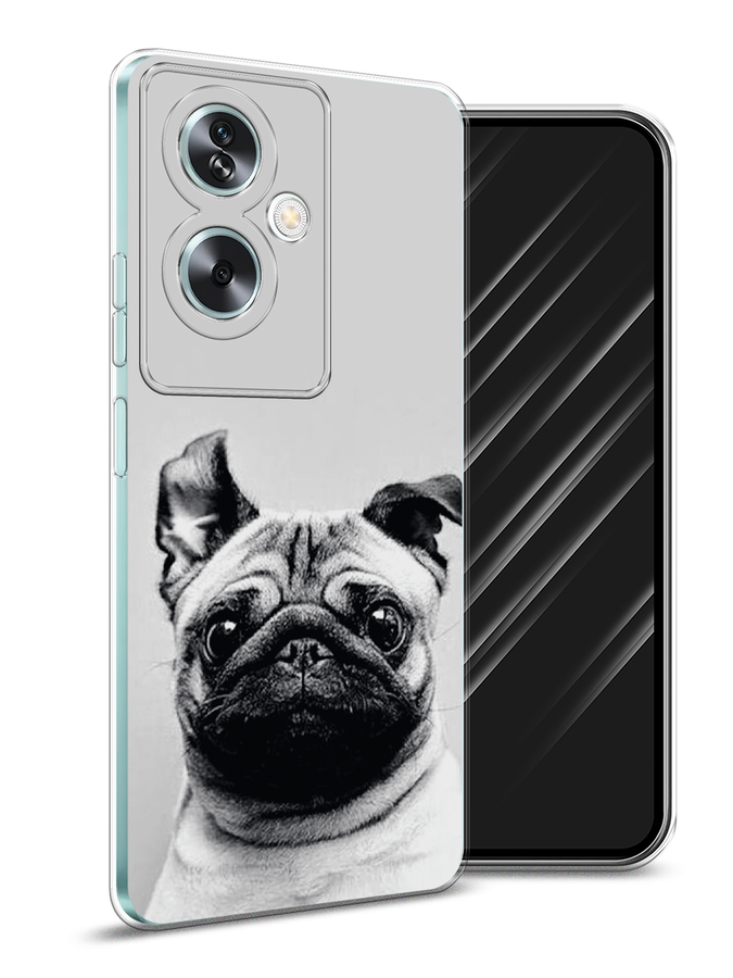 

Чехол Awog на Oppo A79 5G "Ушастый мопс", Серый, 2515650-1