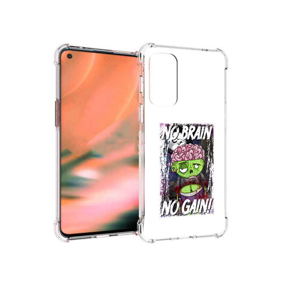 

Чехол MyPads Tocco для OnePlus Nord 2 5G глупый зомби (PT161451.125.289), Прозрачный, Tocco