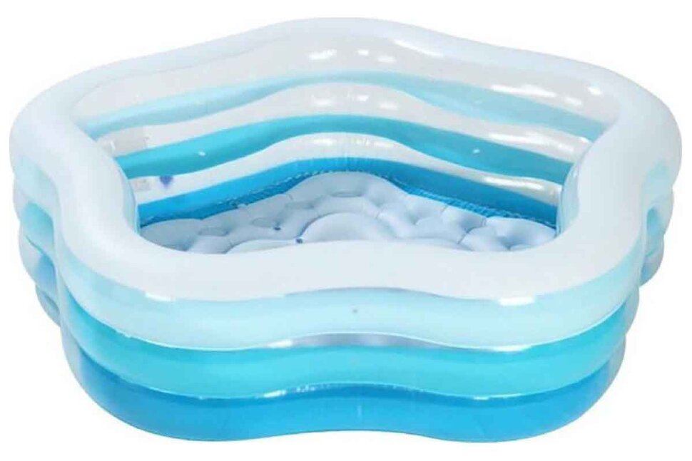 

Детский надувной бассейн Intex Summer Colors Pool 56495, голубой, Разноцветный
