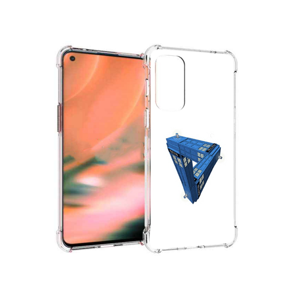 

Чехол MyPads Tocco для OnePlus Nord 2 5G головолока абстракция (PT161451.125.291), Прозрачный, Tocco