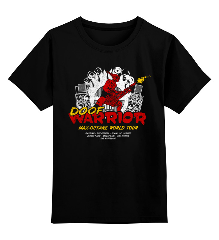 

Футболка детская Printio Doof warrior. mad max цв. белый р. 116, Doof warrior. mad max