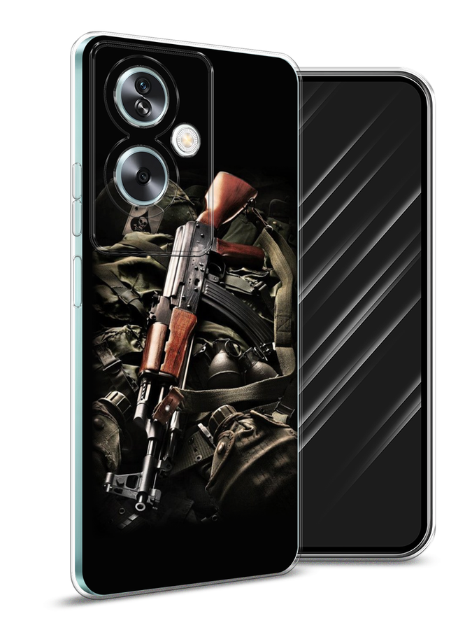 

Чехол Awog на Oppo A79 5G "Автомат", Черный;коричневый;серый, 2515650-1