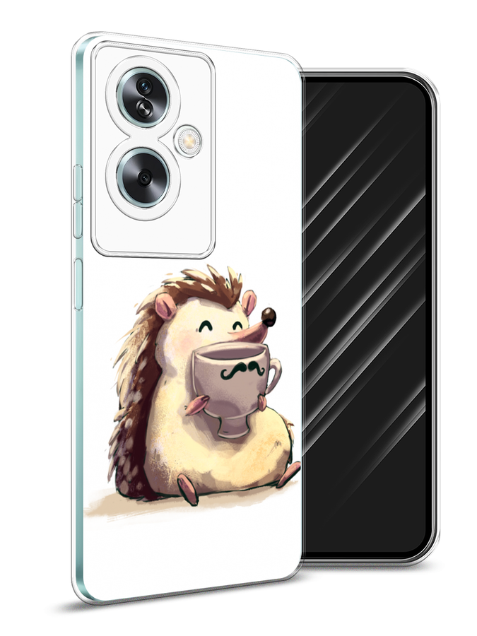 

Чехол Awog на Oppo A79 5G "Еж кофеман", Белый;коричневый;бежевый, 2515650-1