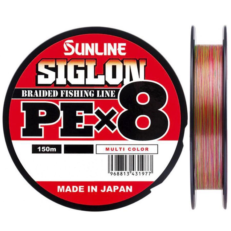 фото Шнур плетеный sunline siglon x8 150 м 0.242 мм 15.5 кг цвет цветной