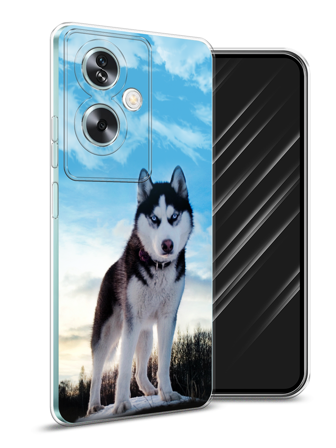

Чехол Awog на Oppo A79 5G "Хаски 3", Белый;черный;голубой, 2515650-1