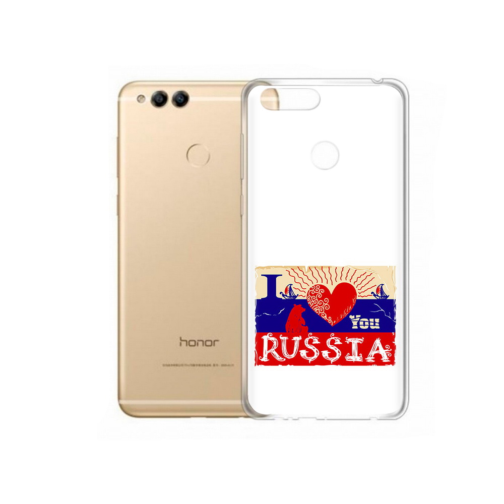 

Чехол MyPads Tocco для Huawei 7X Люблю Россию (PT94112.65.112), Прозрачный, Tocco