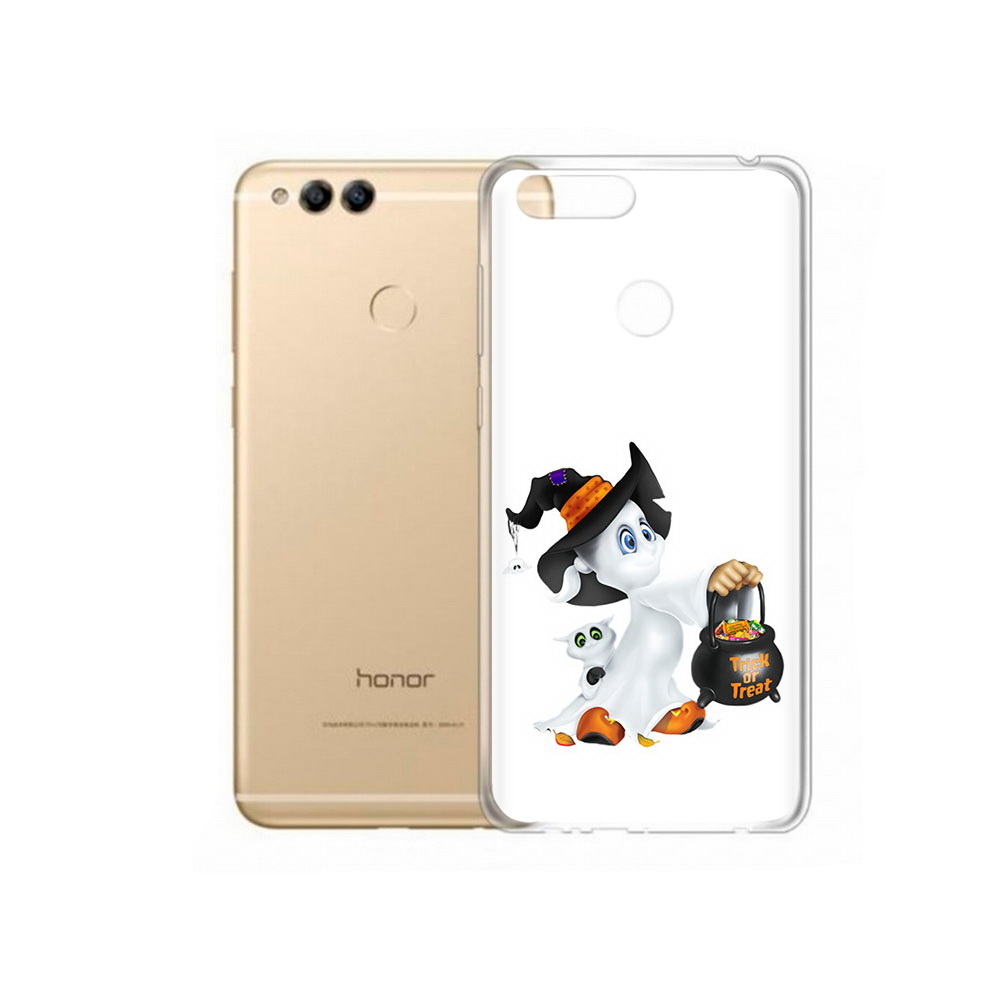 

Чехол MyPads Tocco для Huawei 7X Маленький призрак (PT94112.65.113), Прозрачный, Tocco