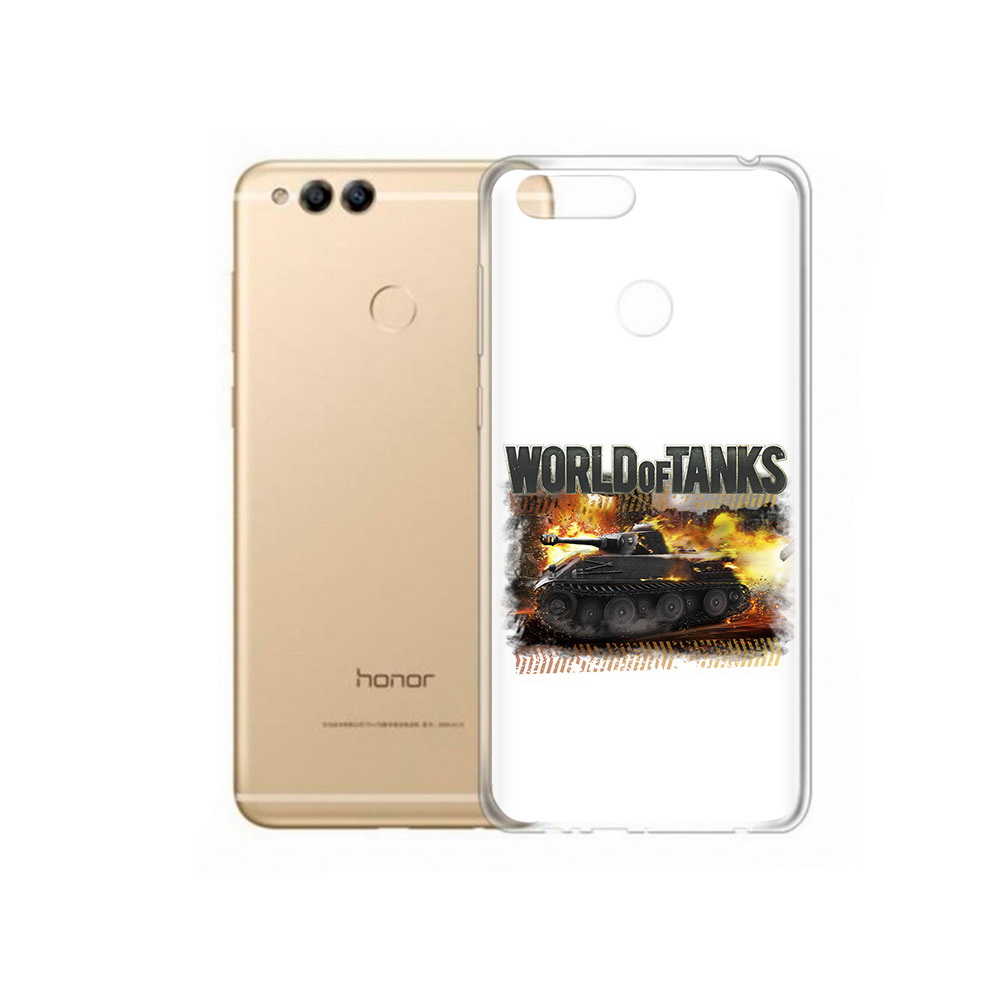 

Чехол MyPads Tocco для Huawei 7X Мир танков-2 (PT94112.65.118), Прозрачный, Tocco