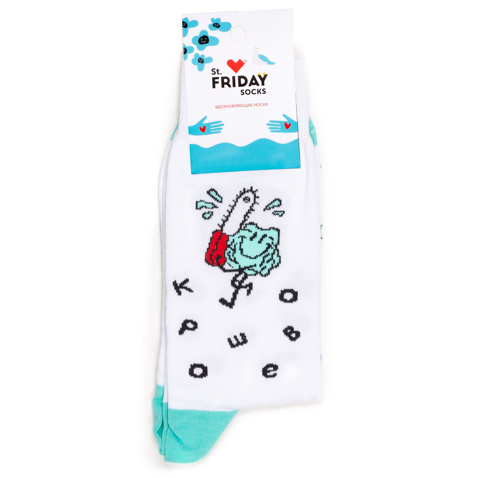 

Носки унисекс St. Friday Socks Новгородское крошево белые, Белый, Новгородское крошево