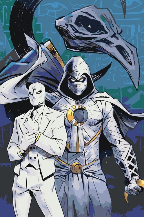 

Картина по номерам «Лунный рыцарь»