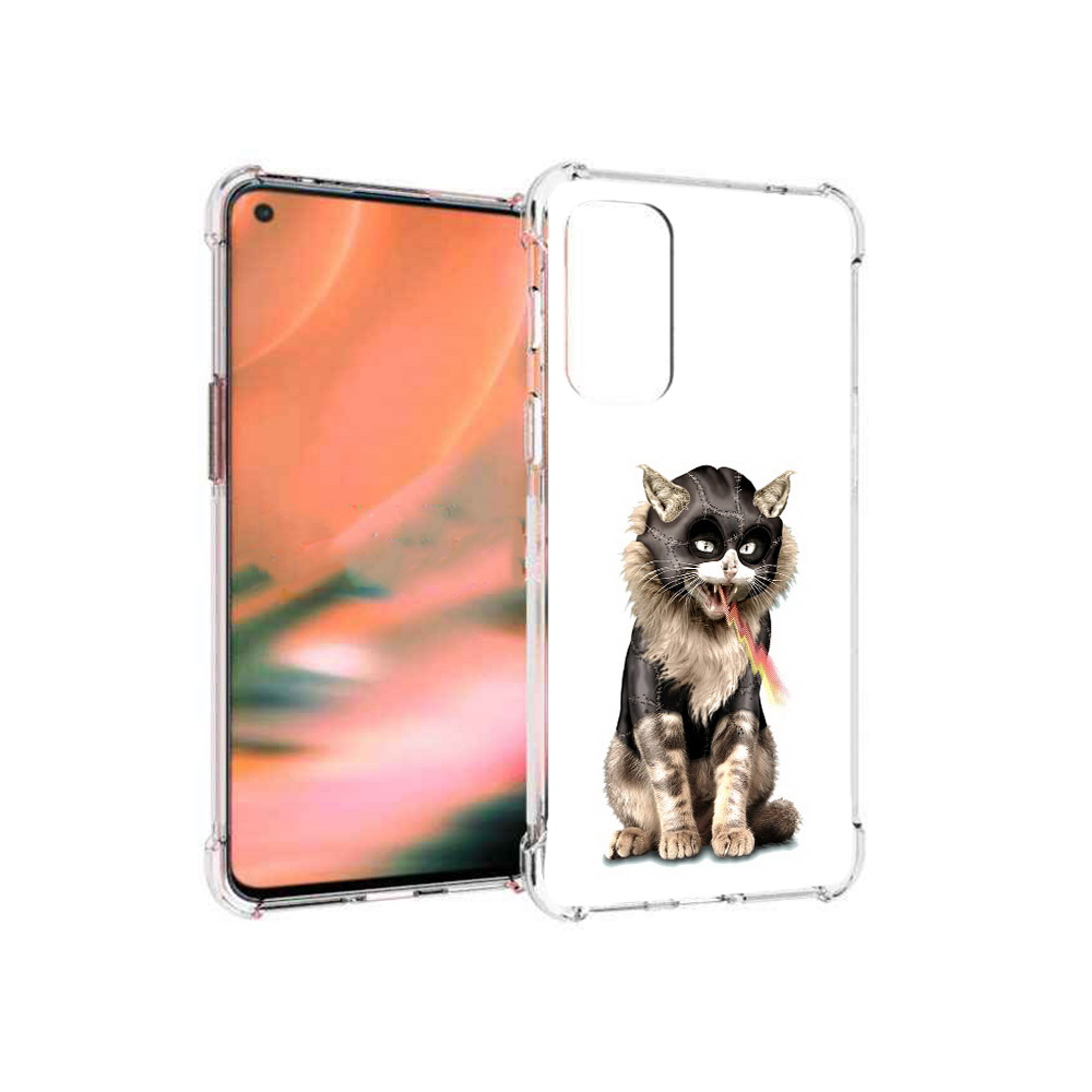 

Чехол MyPads Tocco для OnePlus Nord 2 5G дьяволский кот (PT161451.125.341), Прозрачный, Tocco