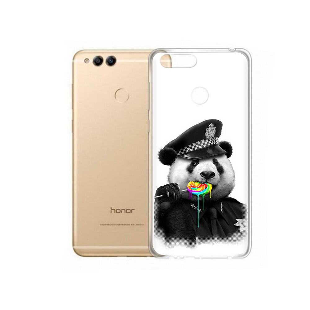 

Чехол MyPads Tocco для Huawei 7X Панда полиция (PT94112.65.130), Прозрачный, Tocco