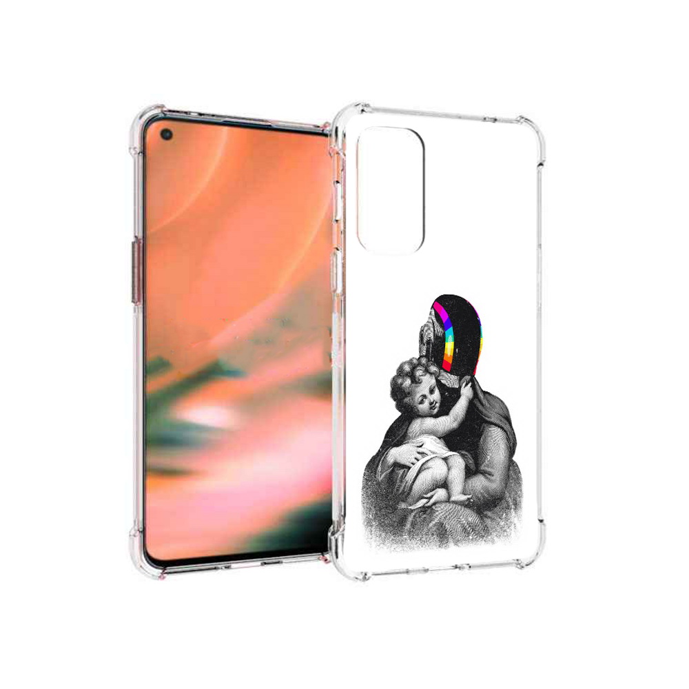 

Чехол MyPads Tocco для OnePlus Nord 2 5G защитник в шлеме (PT161451.125.350), Прозрачный, Tocco
