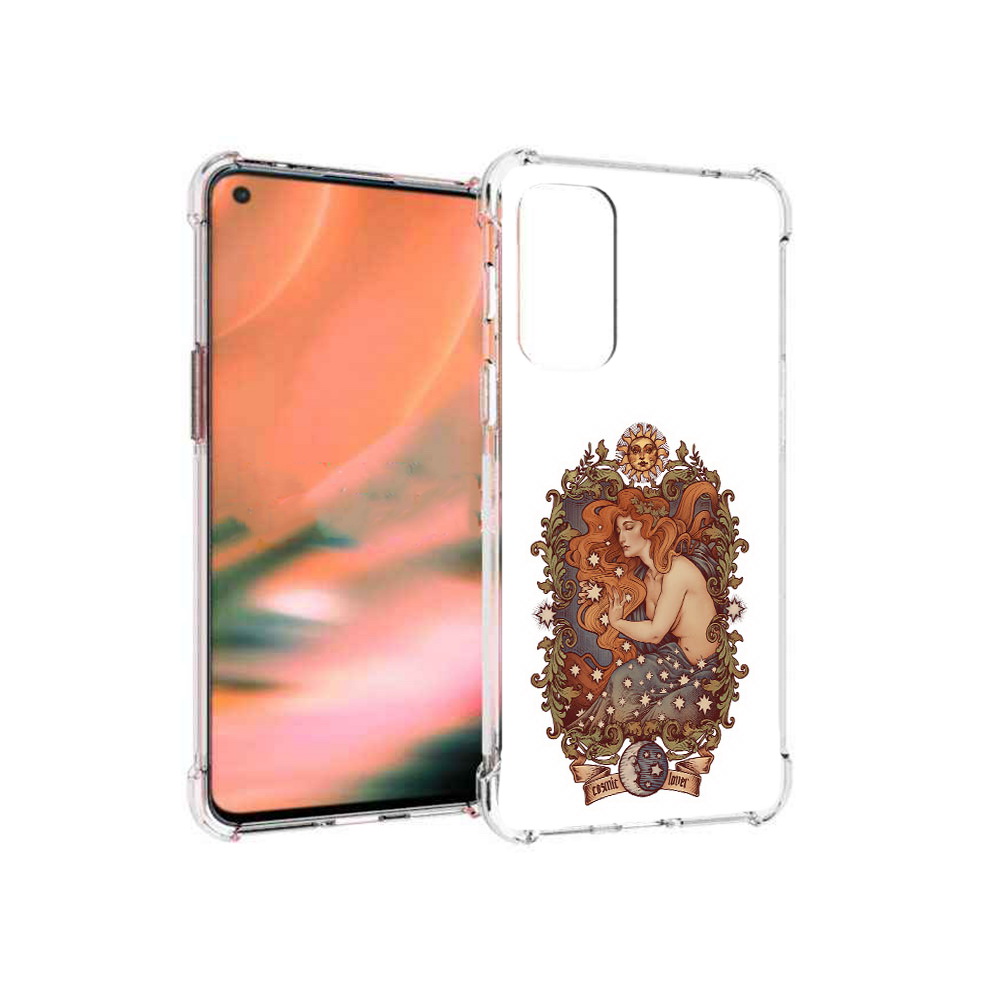 

Чехол MyPads Tocco для OnePlus Nord 2 5G звездная девушка абстракция (PT161451.125.351), Прозрачный, Tocco
