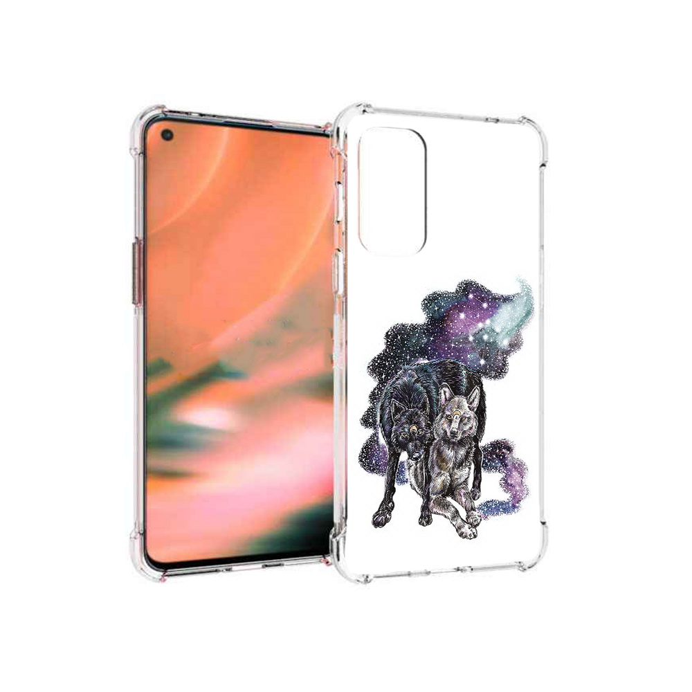 

Чехол MyPads Tocco для OnePlus Nord 2 5G звездные волки (PT161451.125.352), Прозрачный, Tocco