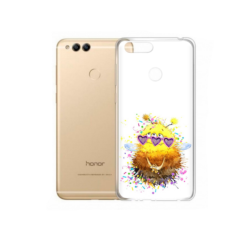 

Чехол MyPads Tocco для Huawei 7X Пушитый шмель (PT94112.65.143), Прозрачный, Tocco