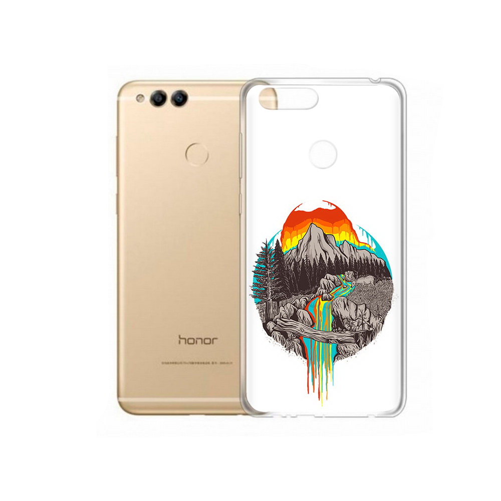 

Чехол MyPads Tocco для Huawei 7X Радужный водопад (PT94112.65.144), Прозрачный, Tocco