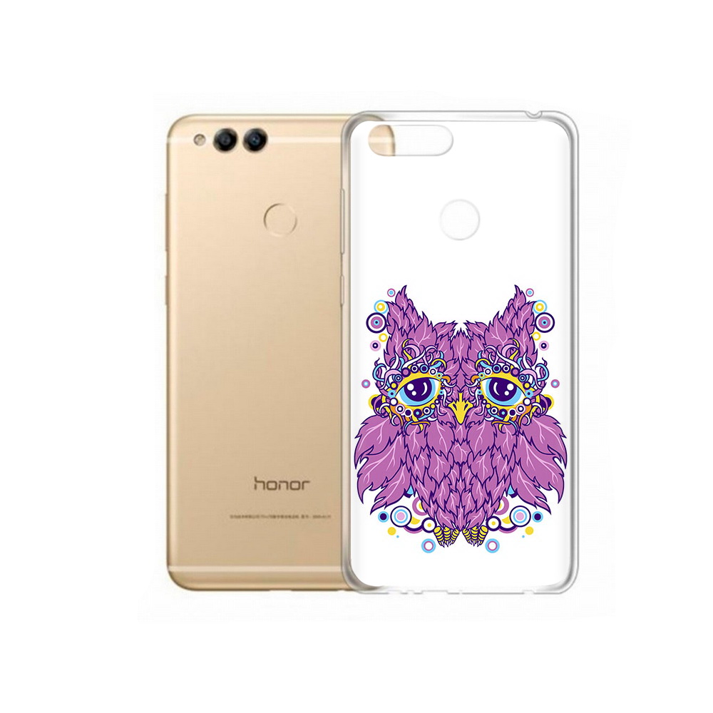 

Чехол MyPads Tocco для Huawei 7X Розовая сова (PT94112.65.147), Прозрачный, Tocco