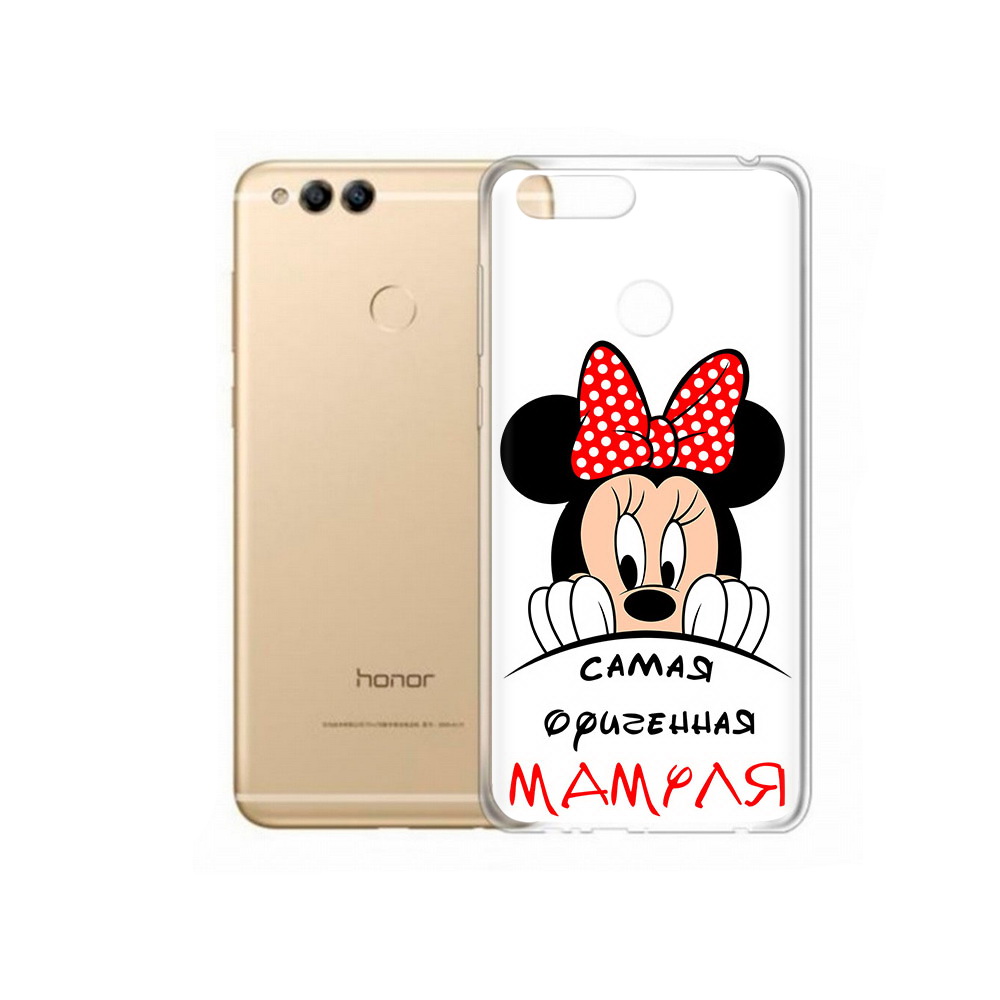 

Чехол MyPads Tocco для Huawei 7X Самая лучшая мамуля Мини Маус (PT94112.65.152), Прозрачный, Tocco