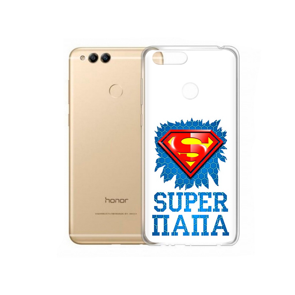 

Чехол MyPads Tocco для Huawei 7X Супер Папа (PT94112.65.165), Прозрачный, Tocco