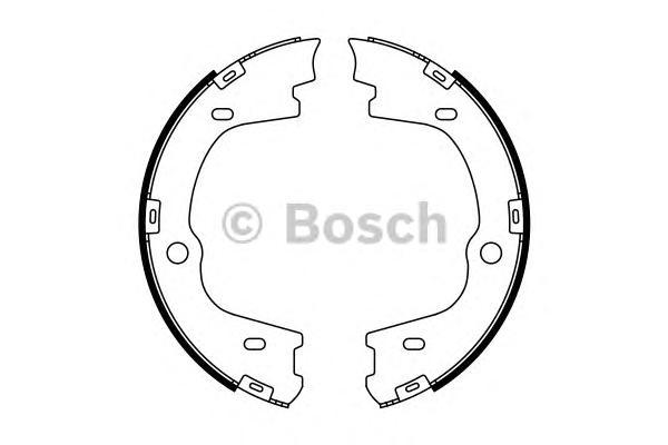 

Комплект тормозных колодок BOSCH 0986487778