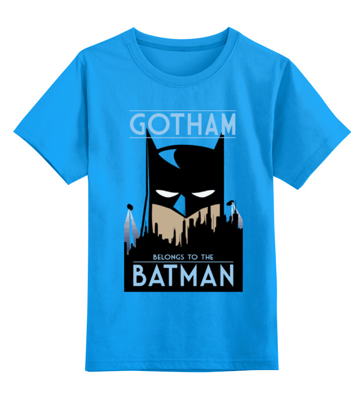 

Футболка детская Printio Бэтмен (batman) цв. голубой р. 104, Бэтмен (batman)