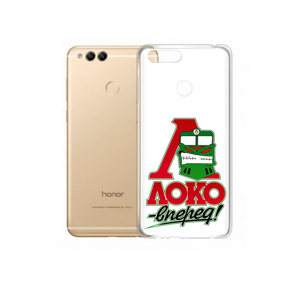 

Чехол MyPads Tocco для Huawei 7X ФК локо вперед (PT94112.65.181), Прозрачный, Tocco