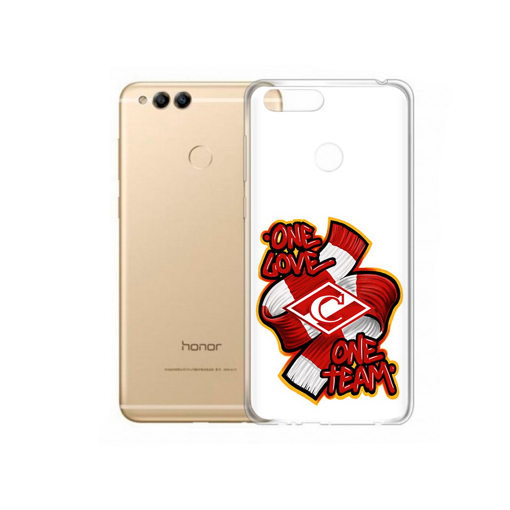 

Чехол MyPads Tocco для Huawei 7X ФК спарак 1 любовь (PT94112.65.184), Прозрачный, Tocco