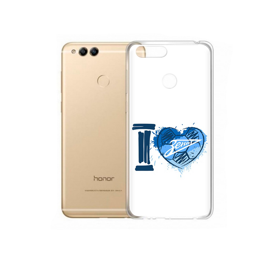 

Чехол MyPads Tocco для Huawei 7X ФК я люблю зенит (PT94112.65.186), Прозрачный, Tocco