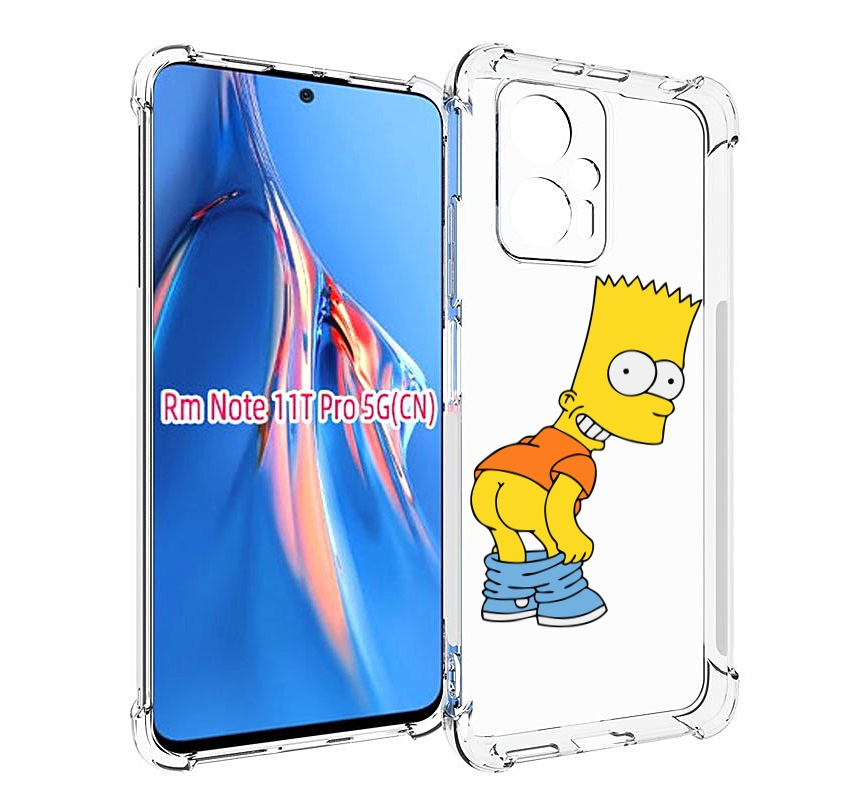 

Чехол MyPads барт-симпсон-довольный для Xiaomi Redmi Note 11T Pro / 11T Pro Plus / Poco..., Прозрачный, Tocco