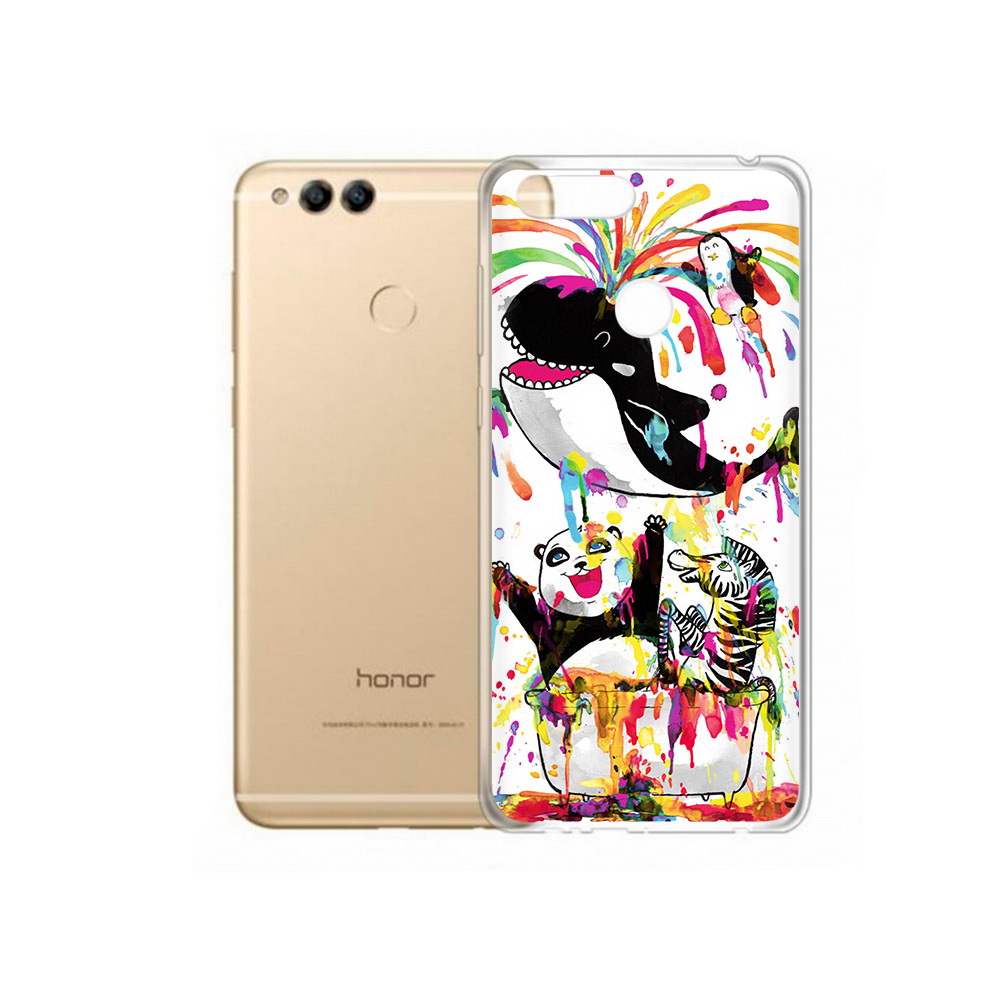 

Чехол MyPads Tocco для Huawei 7X Хиппи кит (PT94112.65.191), Прозрачный, Tocco